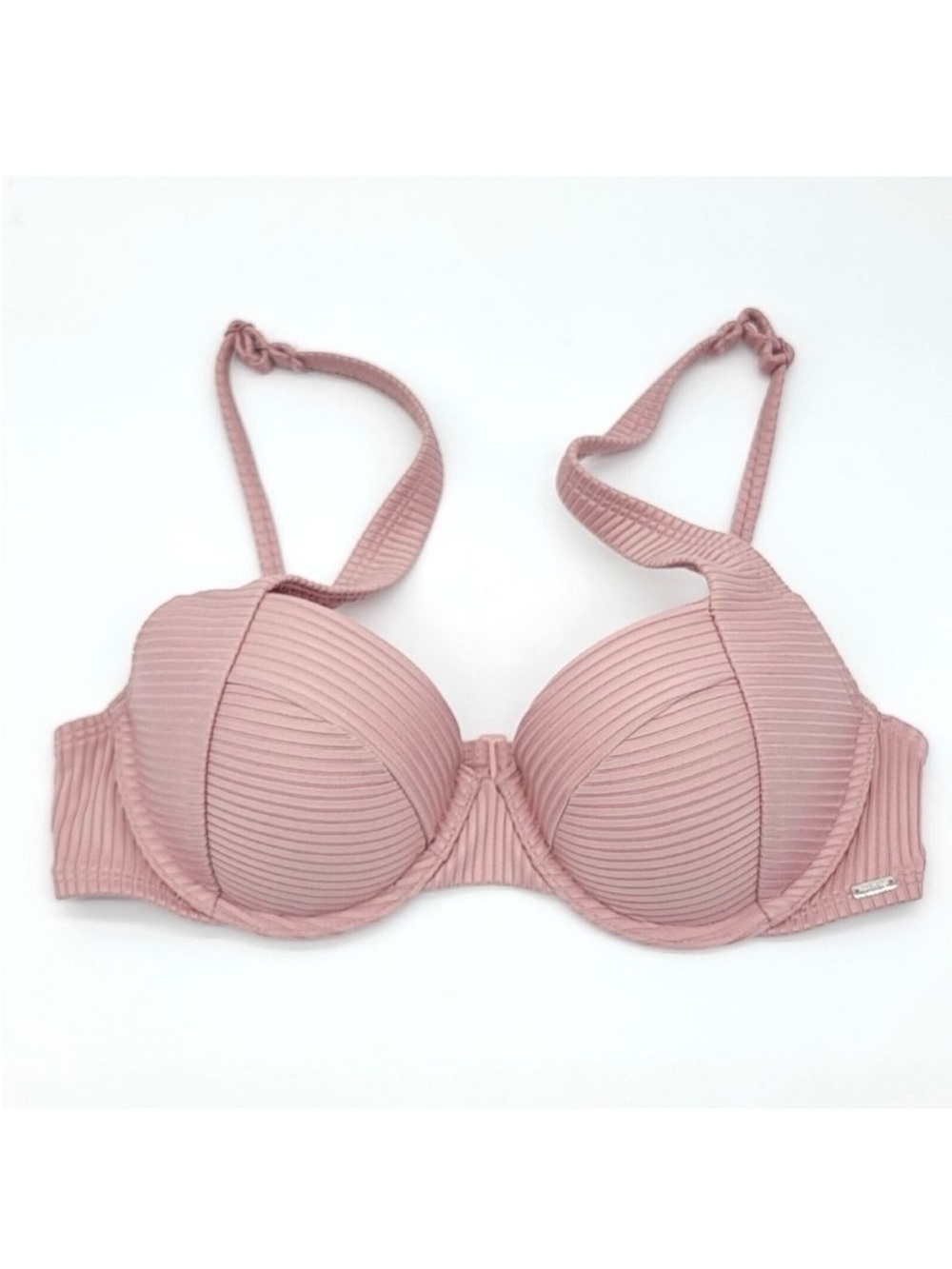 Women’s Padded Ribbed Bra - Blush Pink